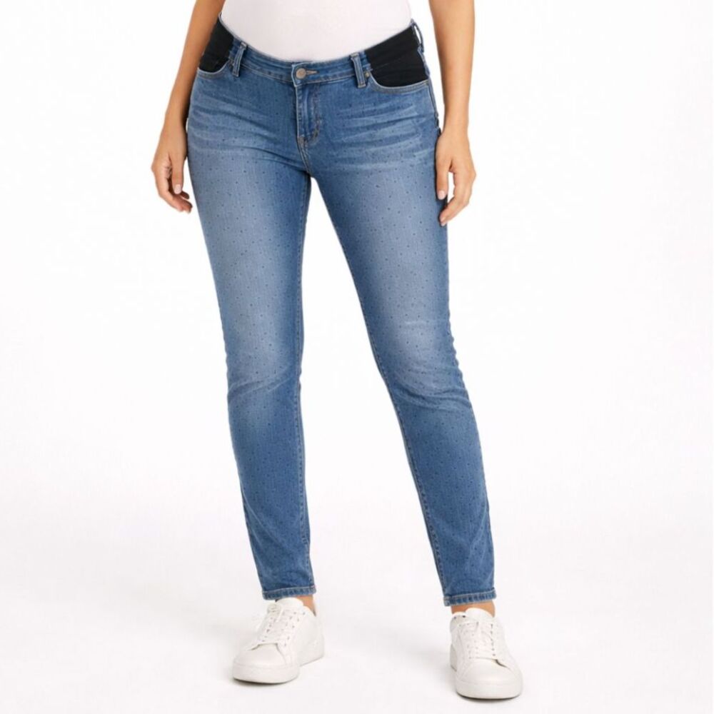 J Brand Maternity Mama J Side Stretch Panel Jeans Blue 25
